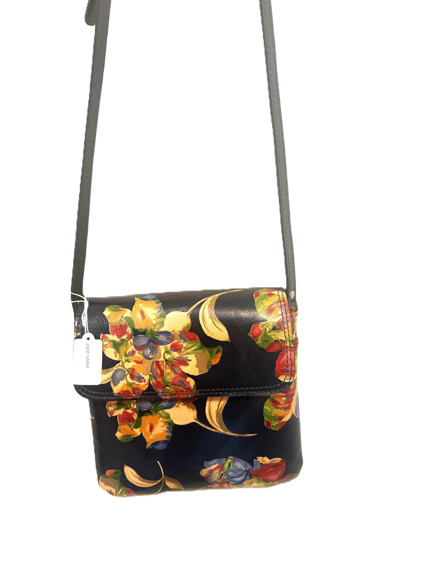 Patricia Nash Crossbody Navy Floral Bag