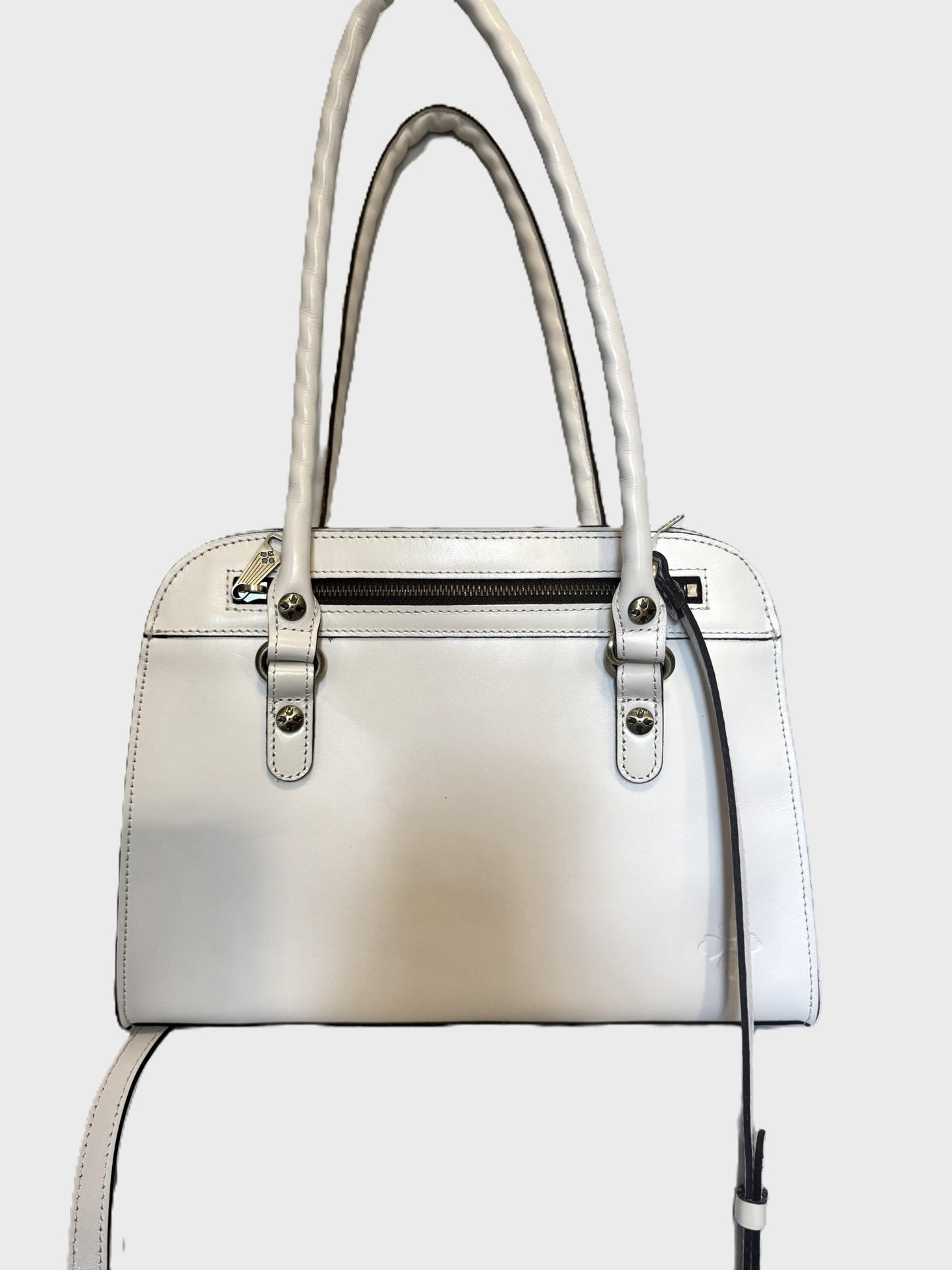 Patricia Nash Leather Zip Top Satchel