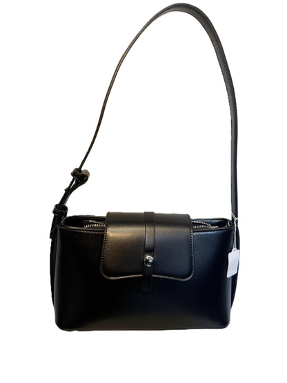 Patent Leather Square Flap Shoulder Bag