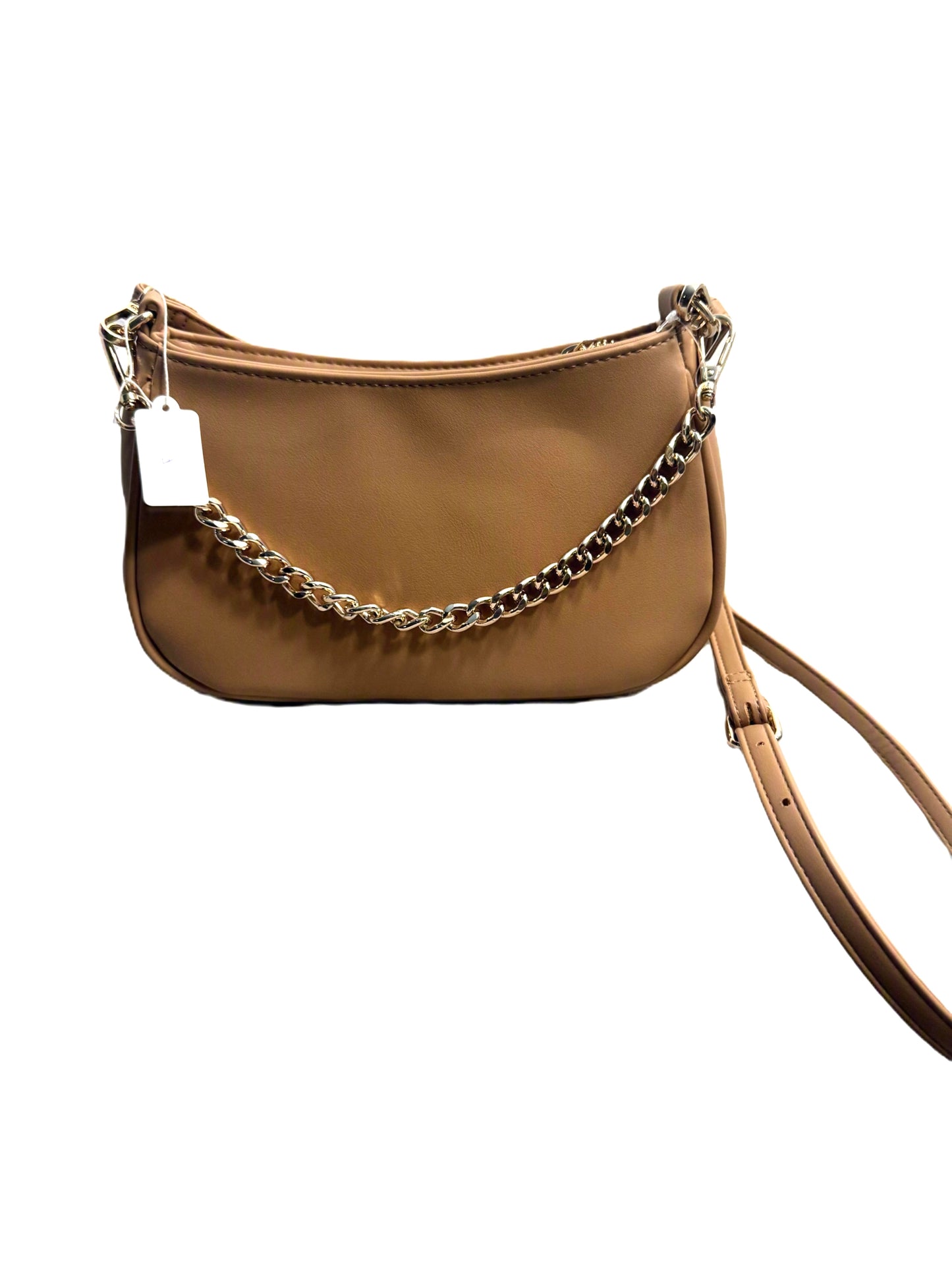 Small Brown Crossbody Bag w/adj strap.