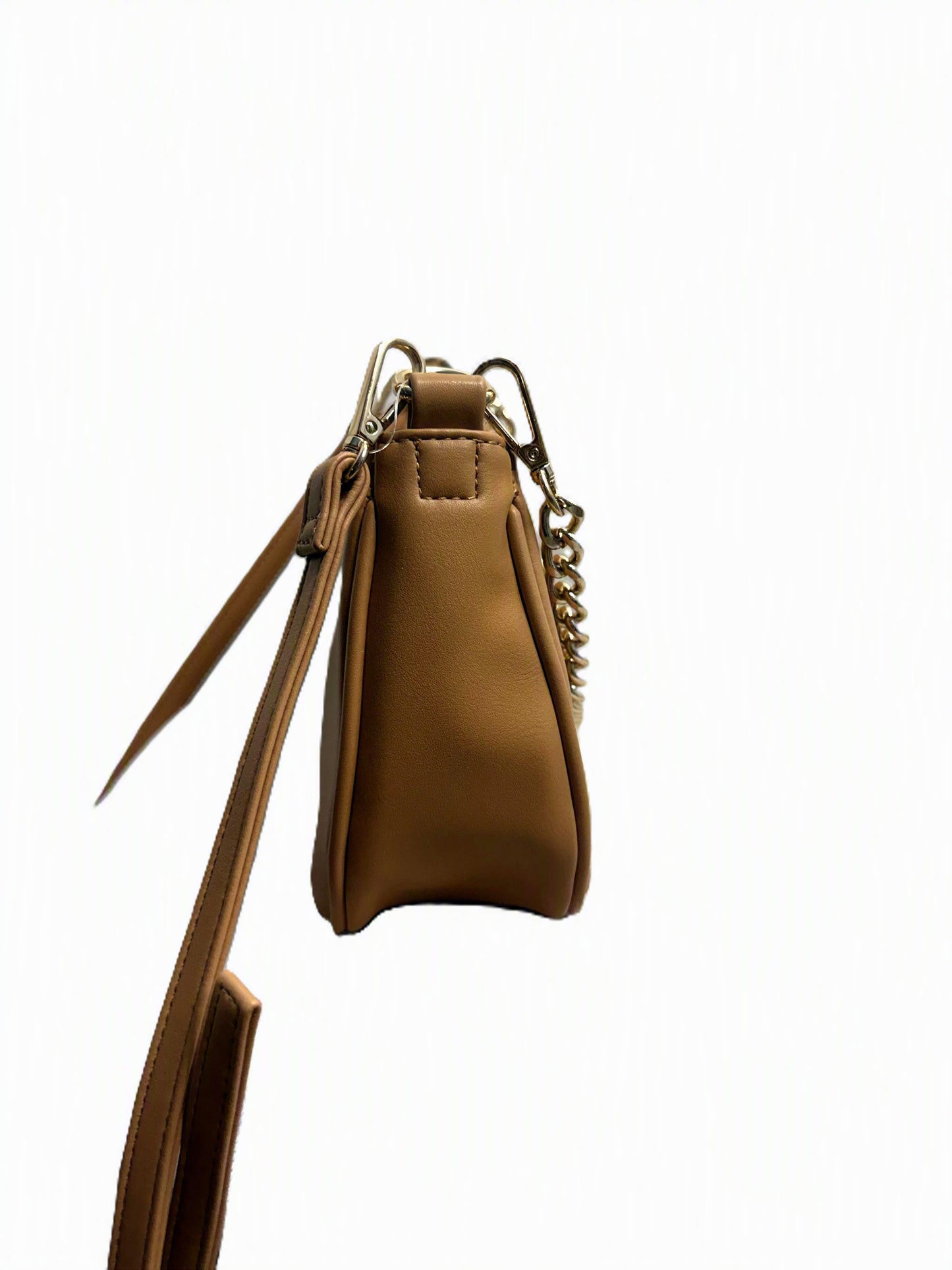 Small Brown Crossbody Bag w/adj strap.
