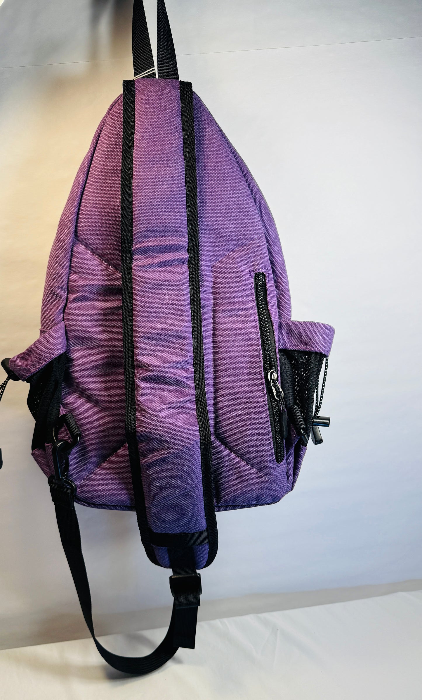 Canvas Sling Bag Backpack Travel Hiking Outdoor Sport Daypack Bag Multipurpose Crossbody Shoulder Bag. 