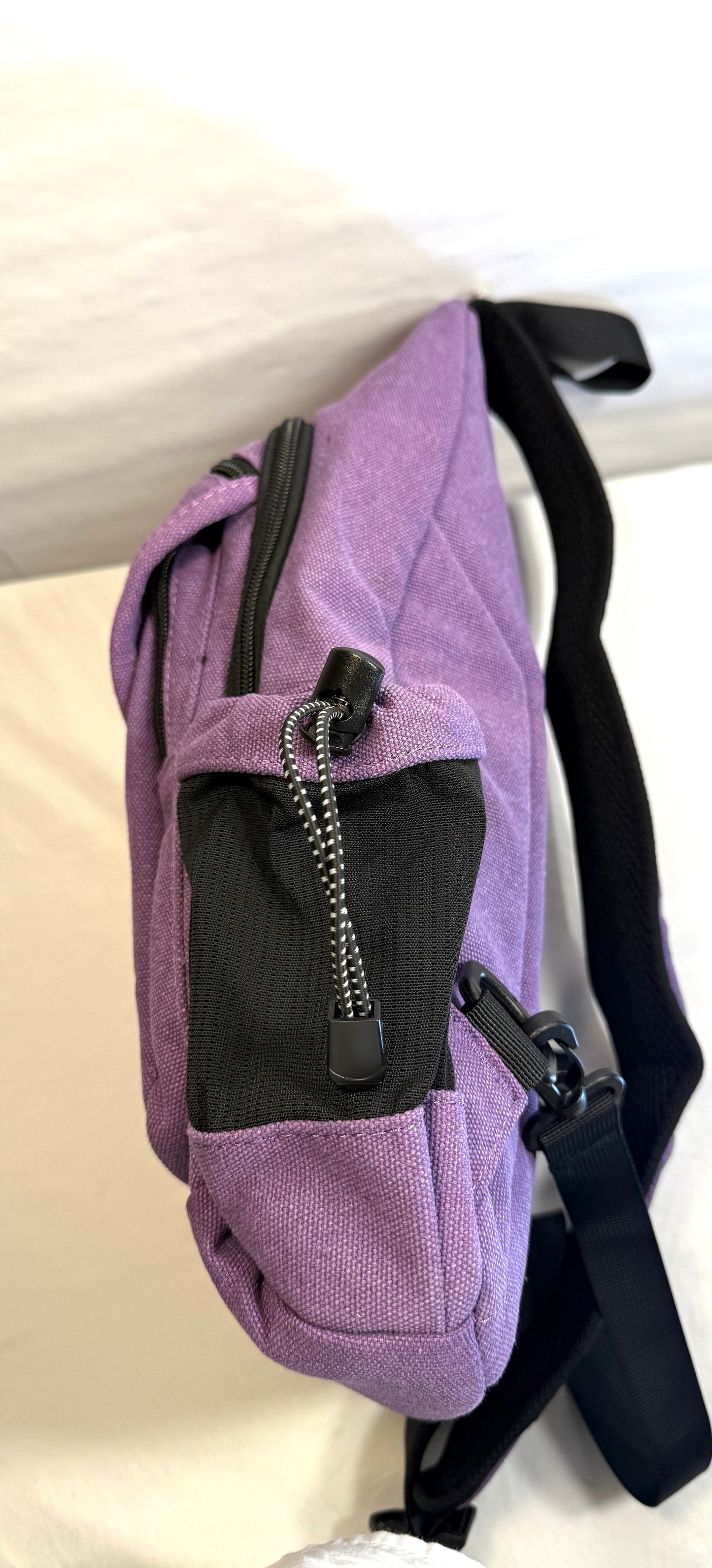 Canvas Sling Bag Backpack Travel Hiking Outdoor Sport Daypack Bag Multipurpose Crossbody Shoulder Bag. 