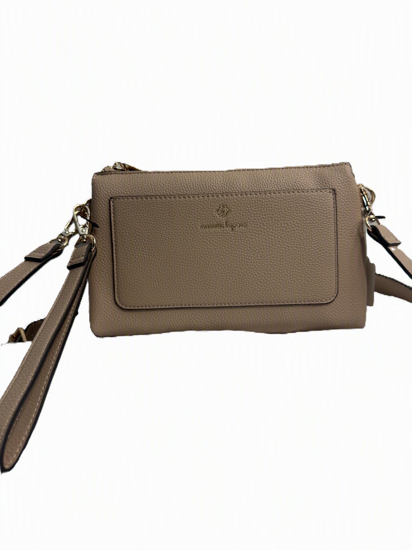 Nanette Lepore Tan Crossbody/Wristlet Bag
