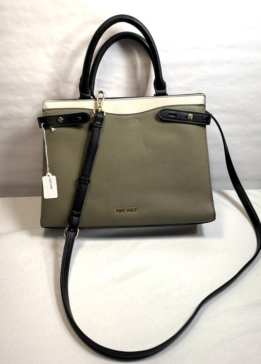 Nine West Tote/Shoulder Strap Faux Leather Bag.