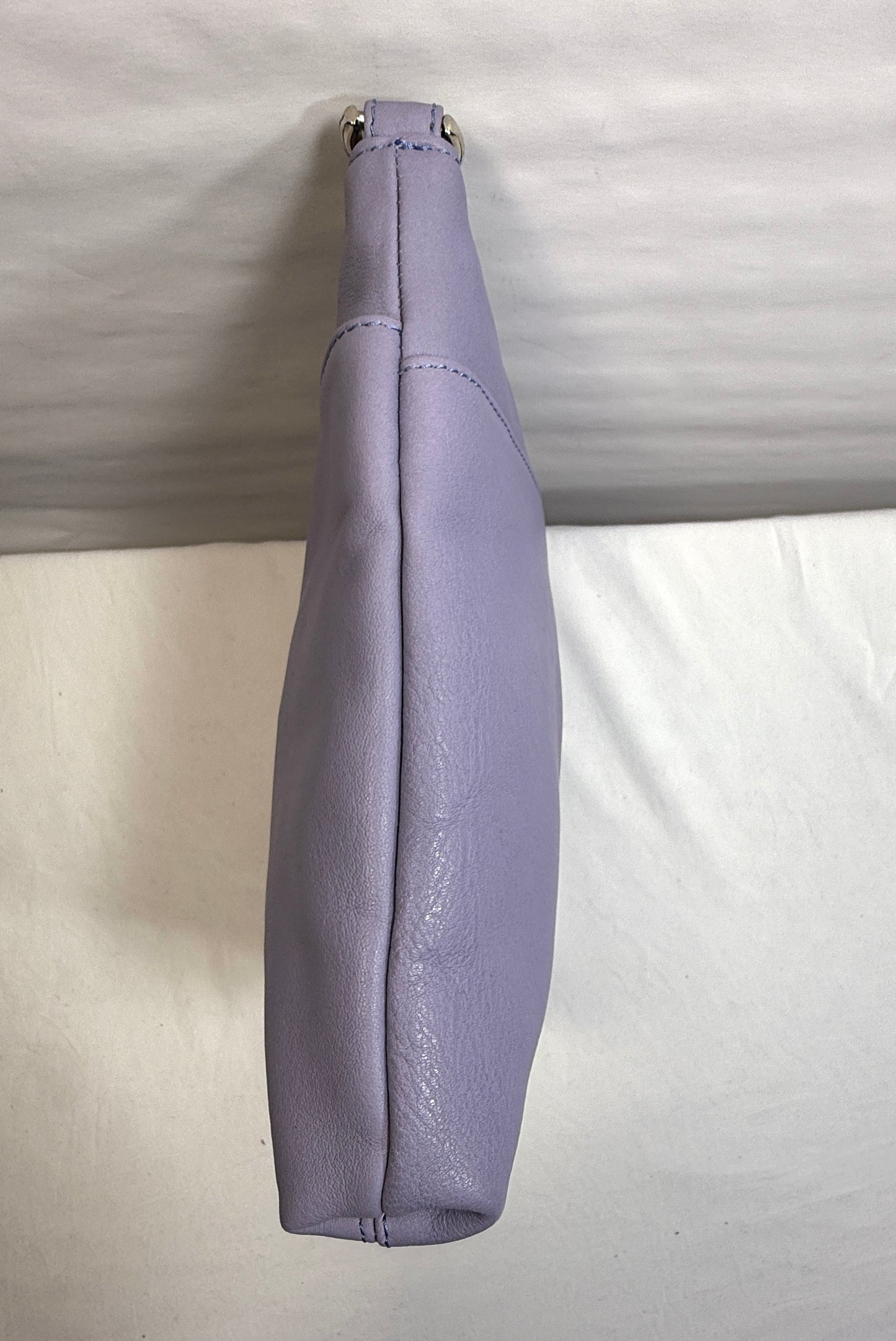 Lavender Crossbody Shoulder Bag w/silver chainlink strap for Work or Play.