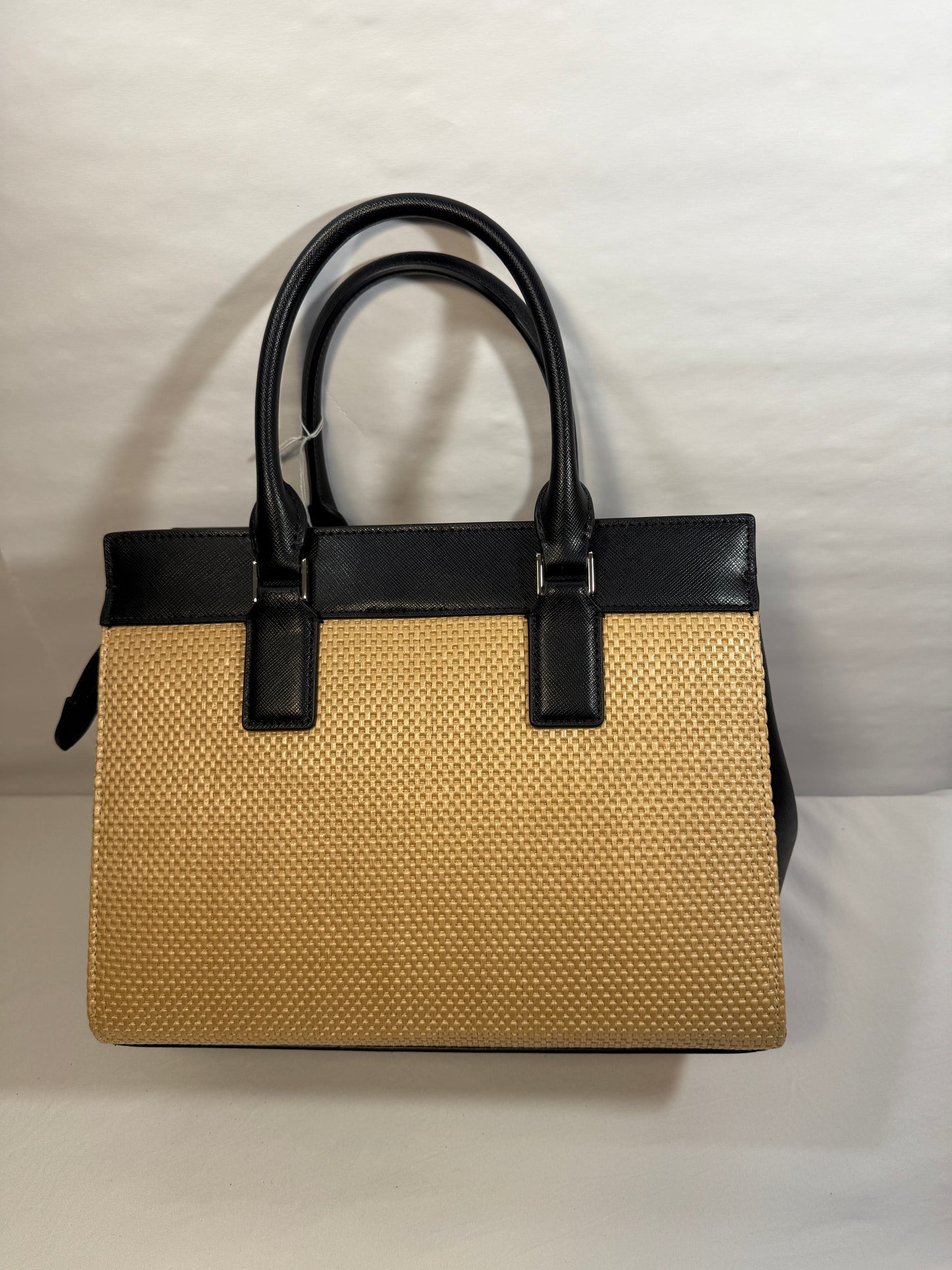 Kate Spade New York Satchel Bag Refined Grain Parchment Frannie