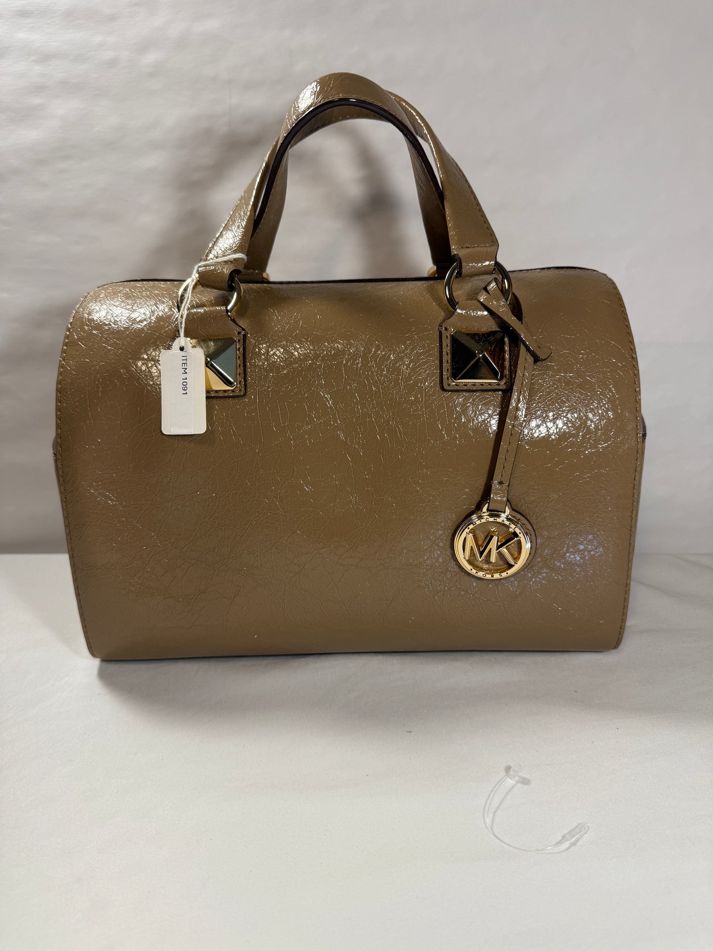 Michael Kors Grayson Leather Exterior Satchel/Top Handle Bag