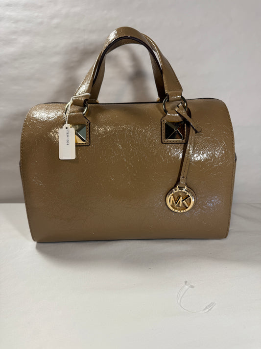 Michael Kors Grayson Leather Exterior Satchel/Top Handle Bag