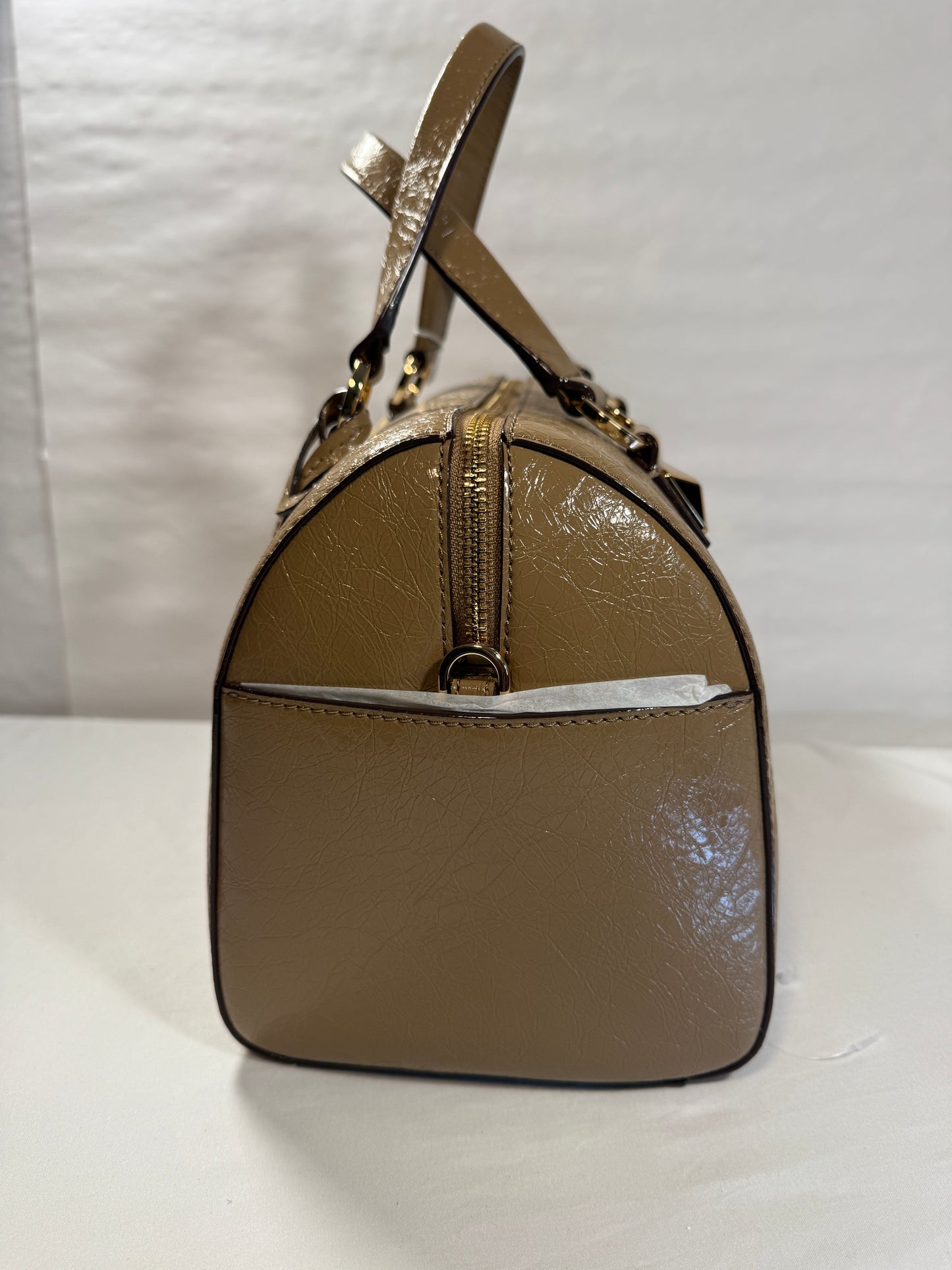 Michael Kors Grayson Leather Exterior Satchel/Top Handle Bag