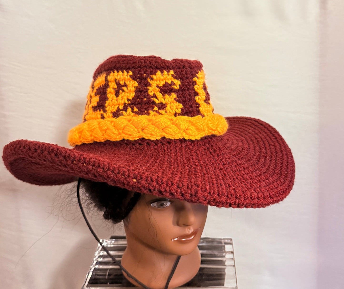 Handmade Cowboy Style Hats Visit FACEBOOK #ARKAYESSDESIGNZ or RECNEPS59R@GMAIL.COM