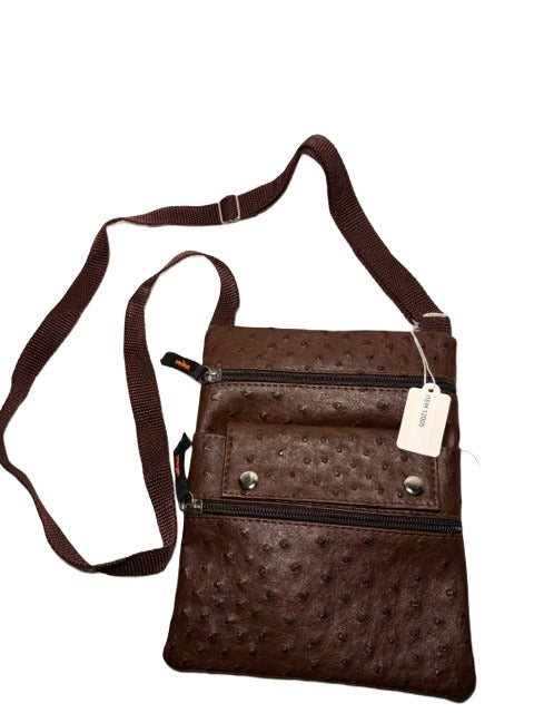 Faux Leather Crossbody Bag Purse