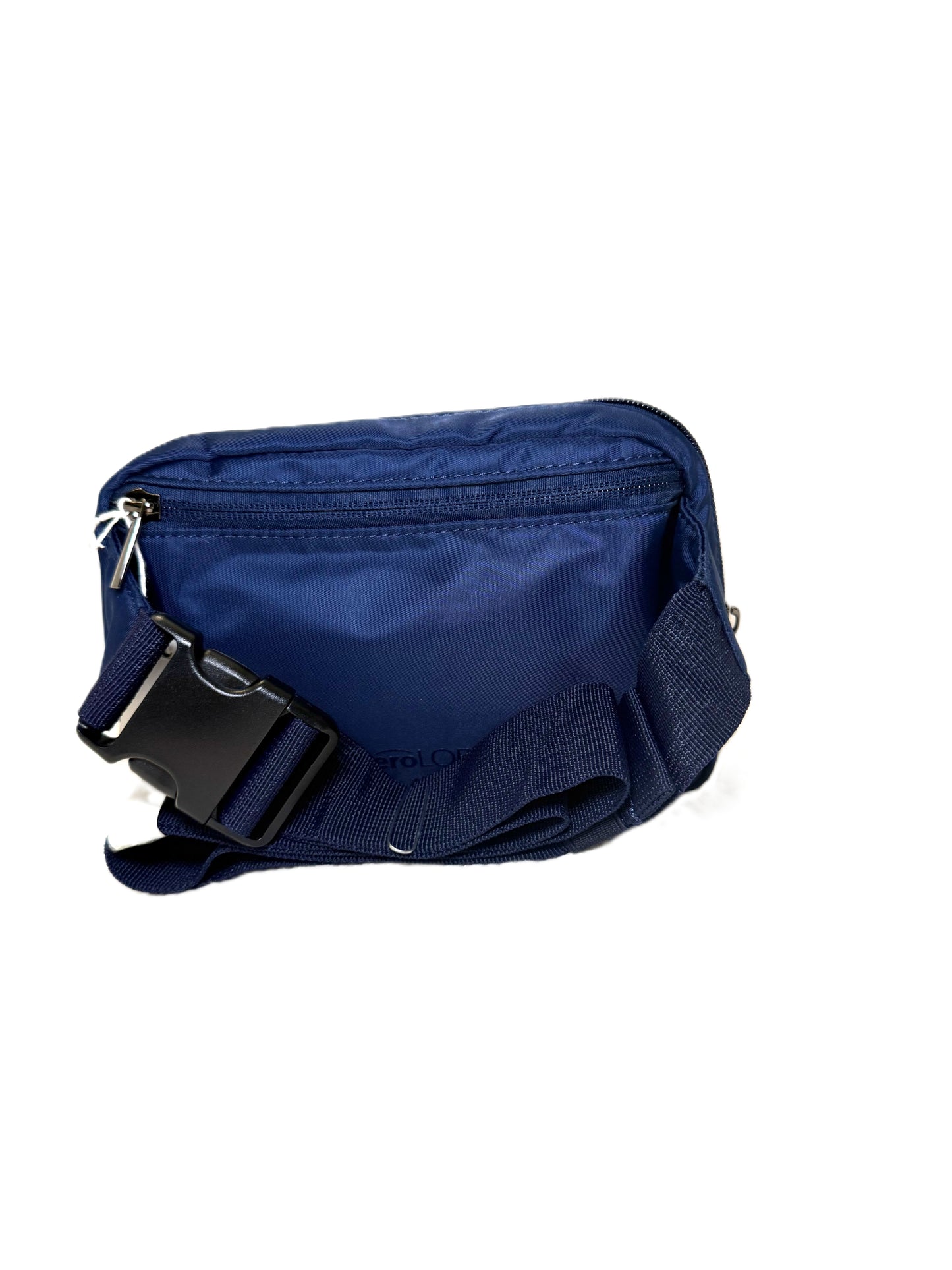 Navy Blue Nylon Travel Zipper Pouch