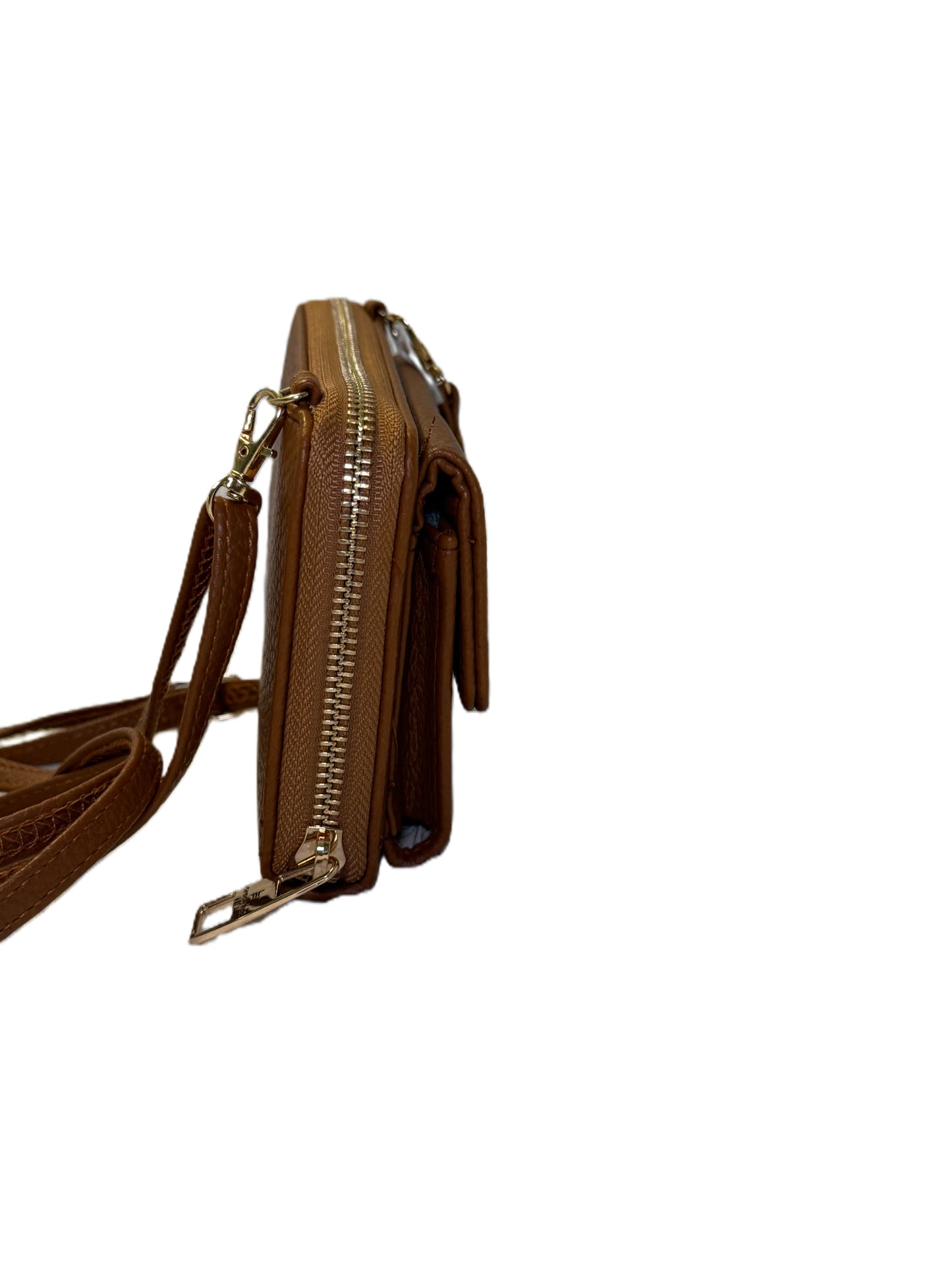 London Fog Fiona Pebble  Zip  Crossbody/Wallet Bag