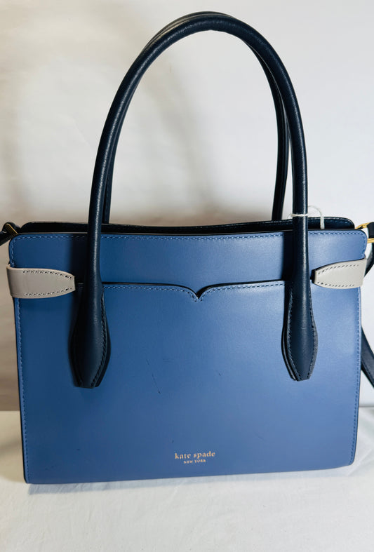 Kate Spade New York Medium Canvas Satchel Crossbody Bag.