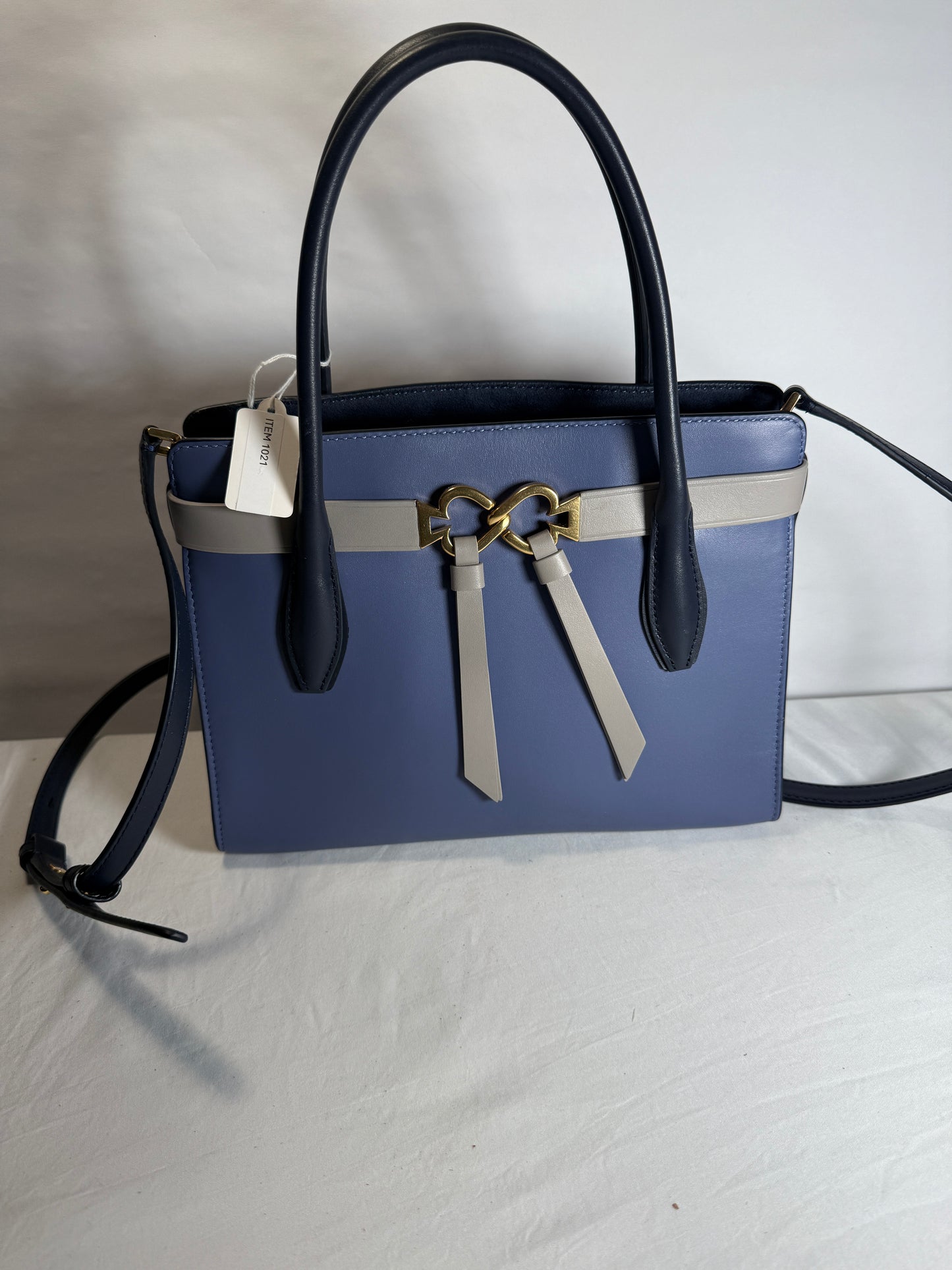Kate Spade New York Medium Canvas Satchel Crossbody Bag.