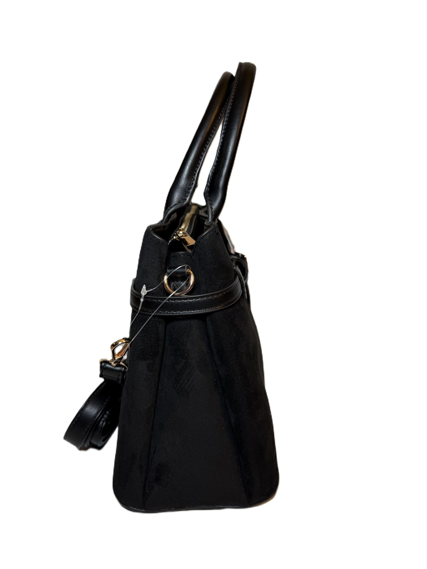 Shoulder Bag Faux Leather Purse Black