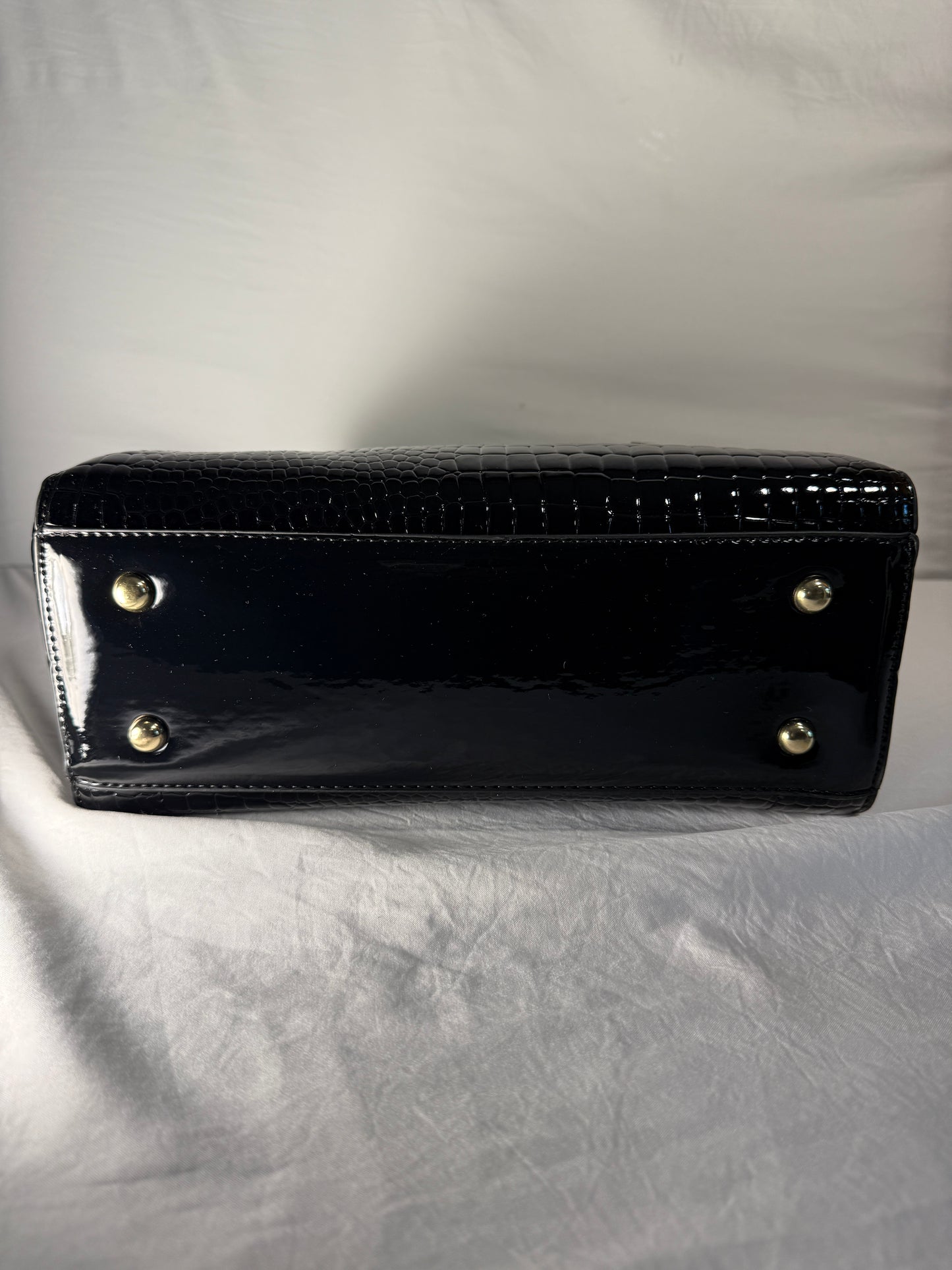 Premium Leather Shoulder Bag: Stone Pattern Crossbody