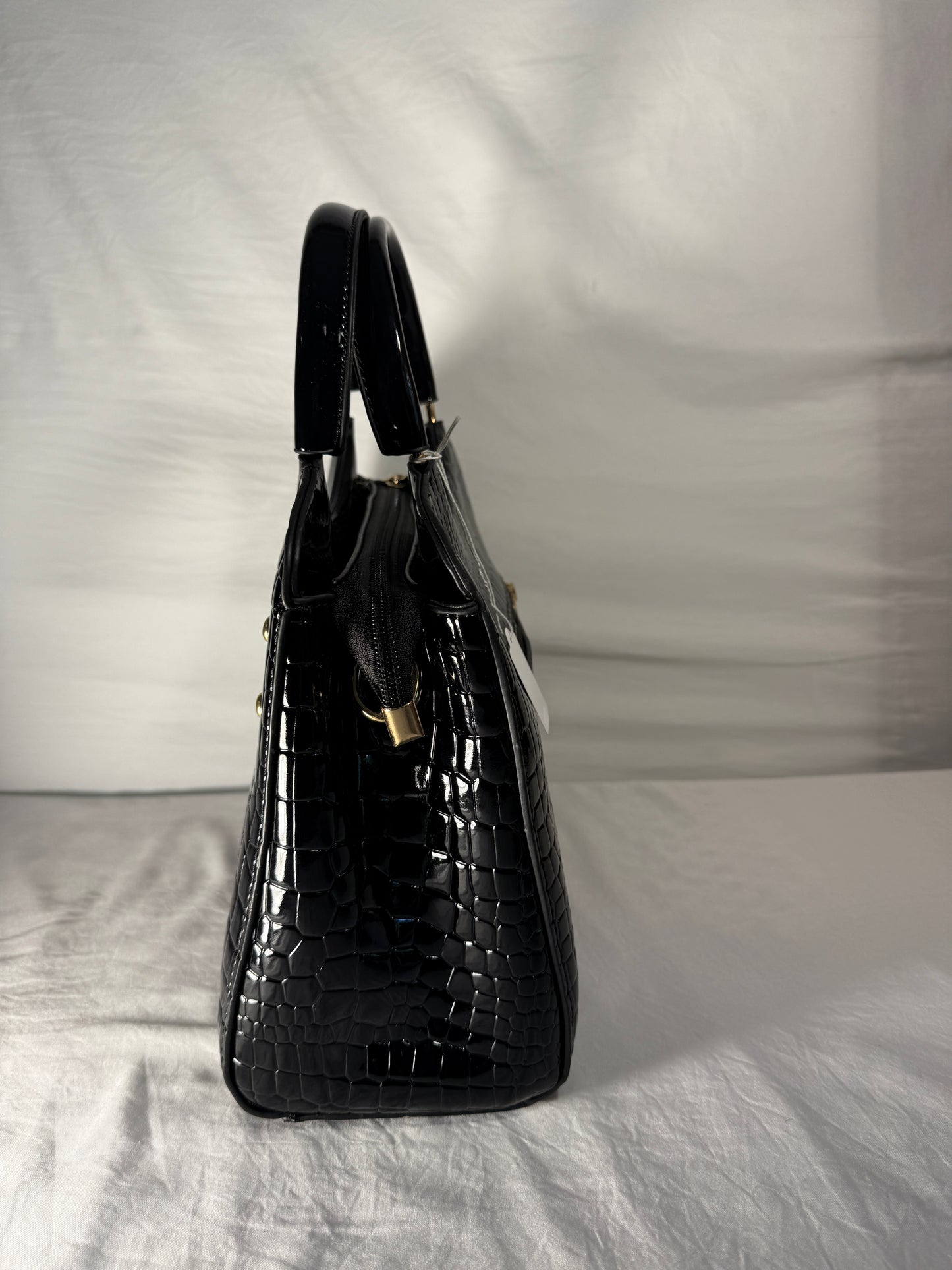 Premium Leather Shoulder Bag: Stone Pattern Crossbody