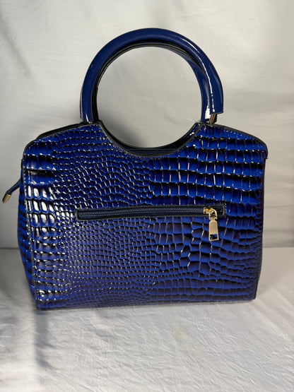 Premium Leather Shoulder Bag: Stone Pattern Crossbody