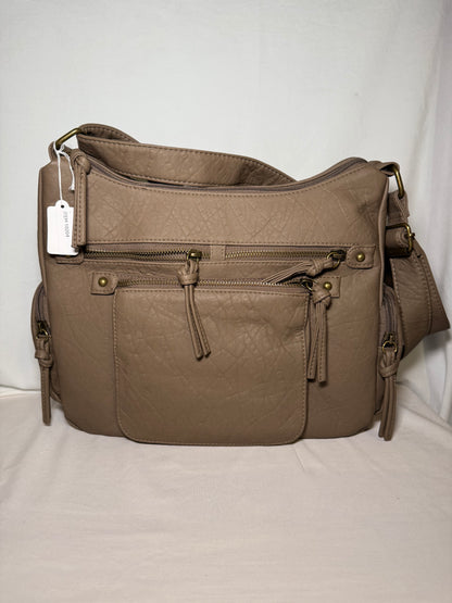 Bueno of California Top Zip Large Crossbody Bag