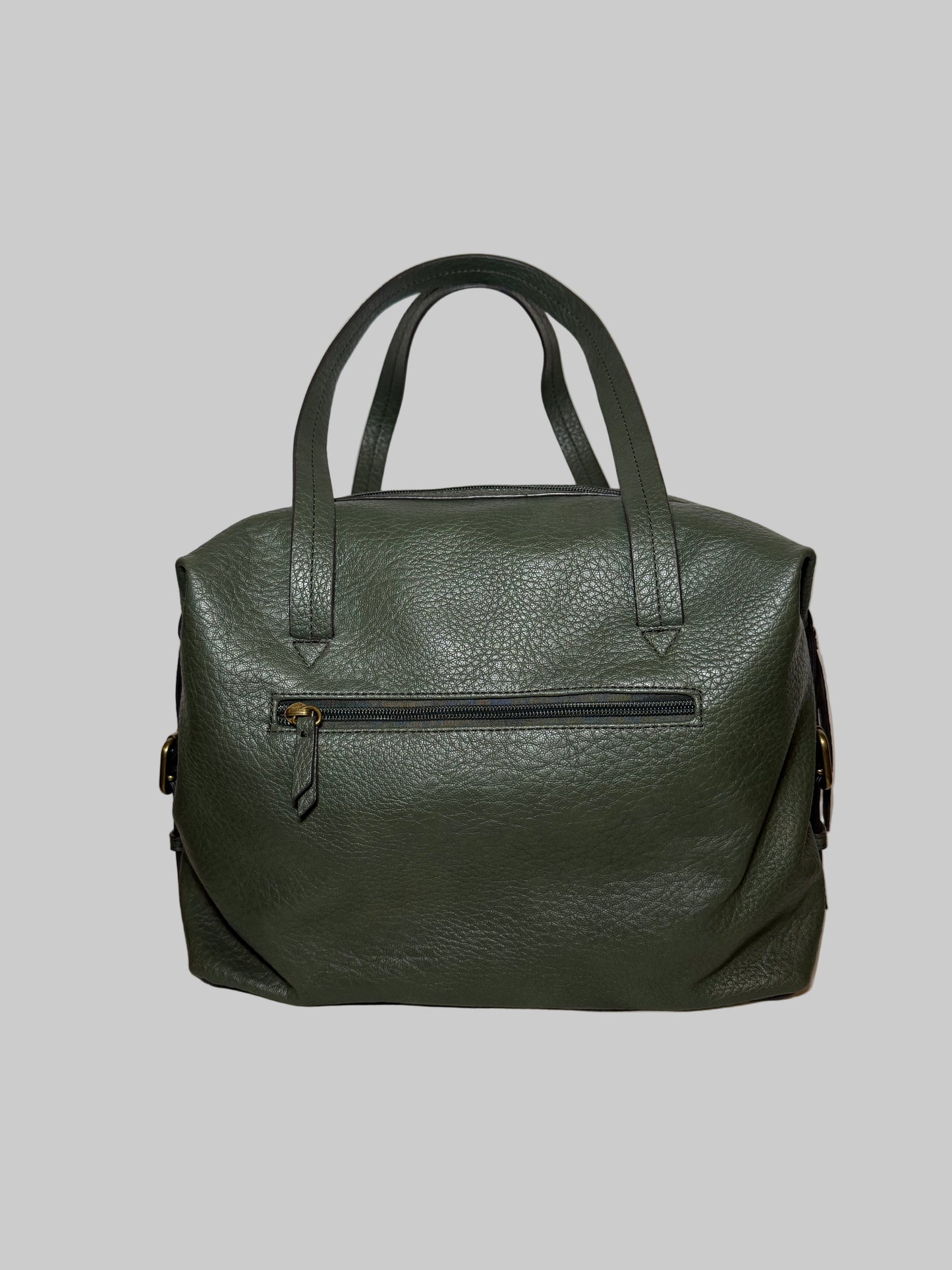 Green Satchel Tote/Shoulder Bag