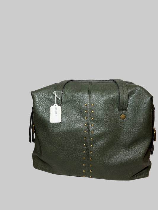 Green Satchel Tote/Shoulder Bag